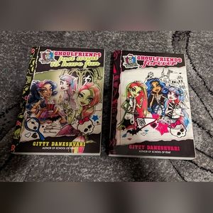 Monster High soft cover books x2